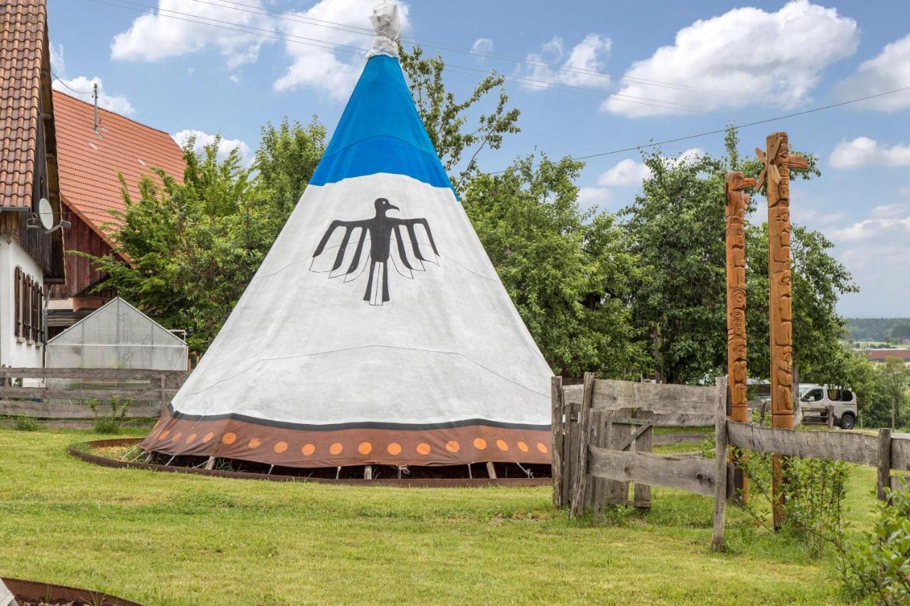 Ferienwohnung Tipihof Sauldorf المظهر الخارجي الصورة